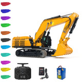 Heavy Machine 1/14 RC Hydraulikbagger 395F Fernbedienung Metallbagger RTR Modellauto 1.0L Doppelpumpe Frsky X14 Funkbatterie