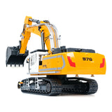 In Stock 1/12 Metal Hydraulic Remote Control Excavator LR976 6CH Valves RC Digger RTR Model Dual Pump Brushless Motor Light Sound System