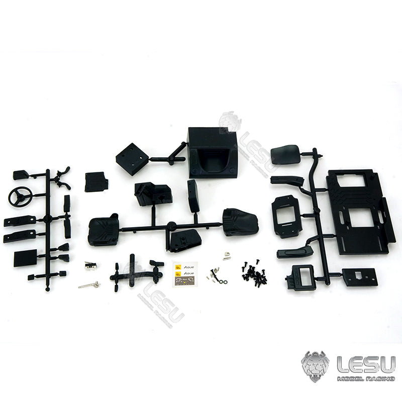 TOUCAN RC HOBBY 1/14 LESU RC Metal Hydraulic Aoue ET30H Wheeled Excavator Model Pump Cabin Sticker Display Grapple Ripper Bucket Scraper Compactor