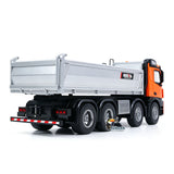 HUINA 1/14 Metal Remote Control Dump Truck 1536-1 8X8 Electric Lifting RC Tipper Finished Model RTR Light Sound Effects Battery