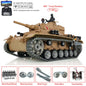 Henglong 1/16 TK7.0 German Panzer III H RTR RC Tank 3849 FPV 360 Degrees Turret BB IR Smoke Metal Barrel Tracks Sprockets Idlers Road Wheels