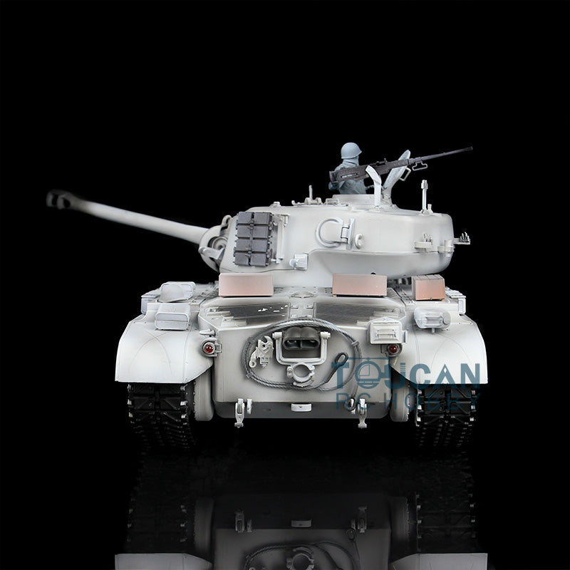 Henglong 1/16 TK7.0 Promotion 3838 M26 Pershing RTR RC Tank Smoke BB Infrared Combat Metal Tracks Gearbox Sprockets Wheels