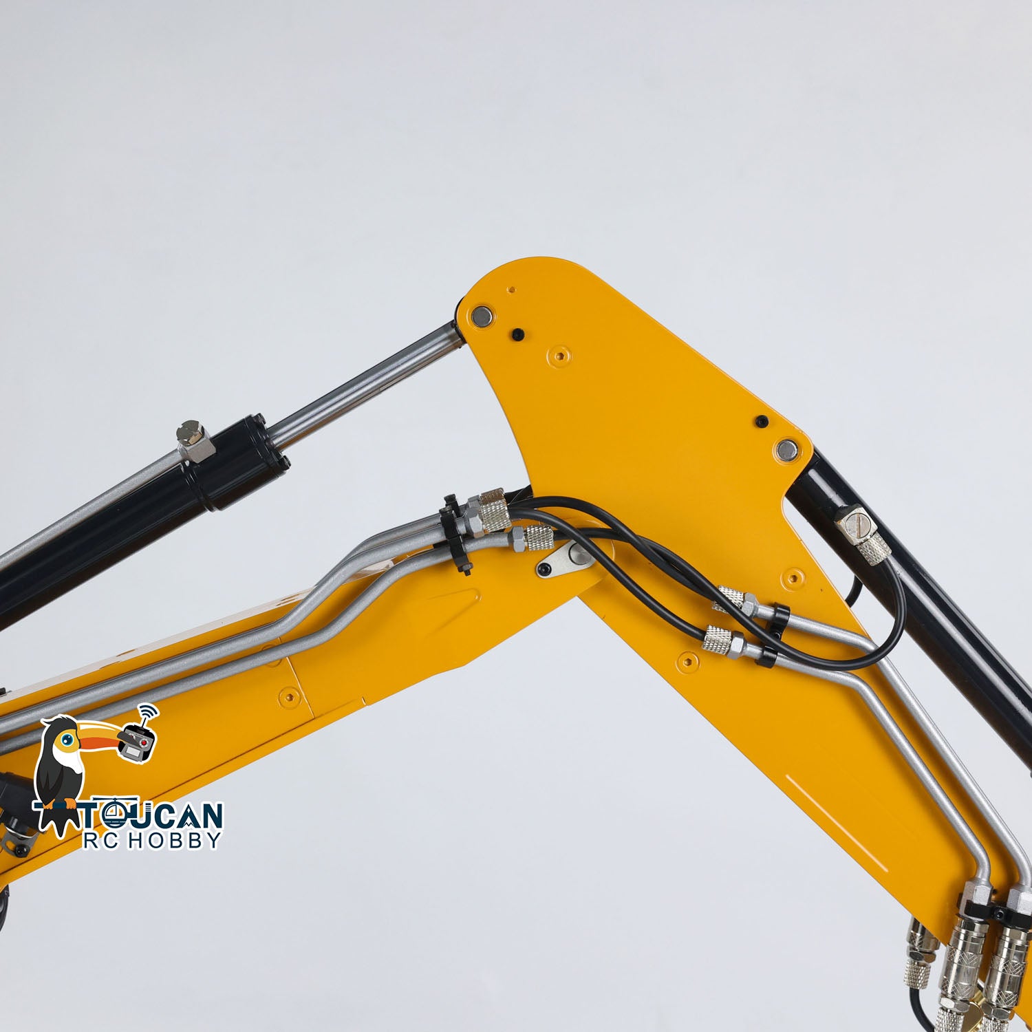 MTM 946-3 Metal 1/14 Excavator Hydraulic Ready to Operate with T12D 12-Channel Radio and 4MPa Pump, Comes with Hydraulic Grab, Small Bucket, Large Bucket and Ripper