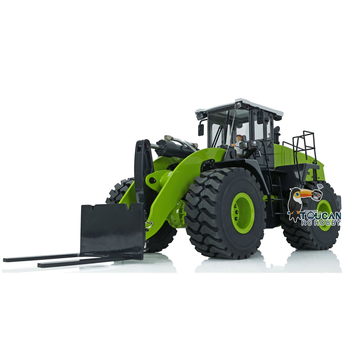 12. 1/14 RC Construction Loader XDRC 470 ESC and Servo Compartment Top Detail  
