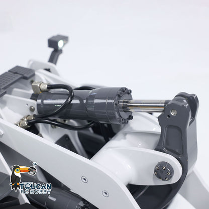 12. 1/14 XDRC RD-580 Loader RTR Set with FlySky ST8 Controller Top Angle  
