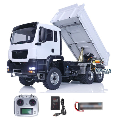 TOUCAN RC HOBBY LESU Metal 1/14 RC Hydraulic Equipment Radio Control Dumper Truck RTR Tipper Emulated Car Hobby Model Optional Version