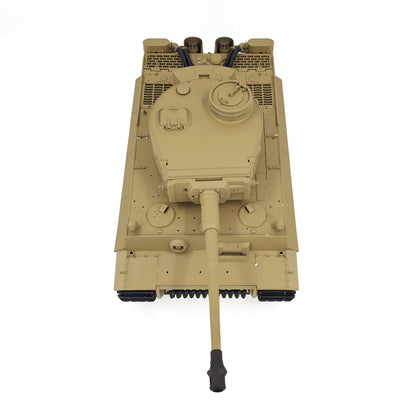 2.4Ghz Henglong 1/16 7.0 Plastic German Tiger I 3818 RTR RC Tank BB IR Barrel Recoil Metal Suspension Arm Gearbox Smoke Special Spray Painting
