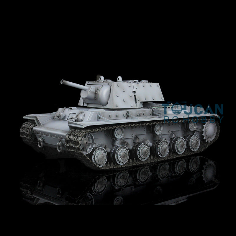 Henglong 1/16 TK7.0 Plastic Soviet KV-1 RTR RC Tank 3878 Military Vehicle Light Sound Smoke BB Unit Infrared Combat System