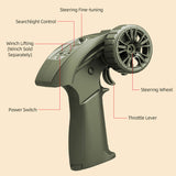 1/10 RC Off Road Vehicle C8815 4WD Remote Control Rock Crawler Car Military Truck Model Climbing Car RTR Battery LED Lights