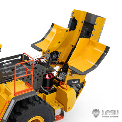 TOUCAN RC HOBBY LESU 1/14 Hydraulic RC Wheel Loader L220H Metal Model 4WD Brushless Motor 2 Speed Drive Differential Lock Quick Release Bucket Sound