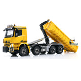 Toucanhobby G88 8*8 1/14 RC Hydraulic Roll On Off Dumper Construction Vehicle Differential Lock Axle 3Speed Transmission for Modeler