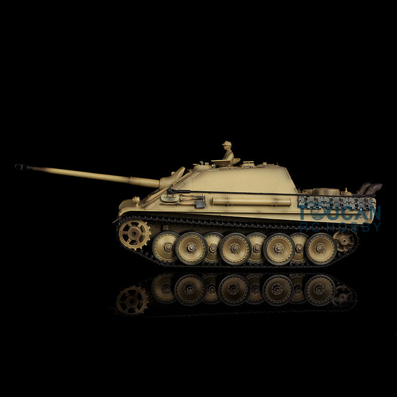 Henglong 1/16 TK7.0 3869 German Jadpanther RTR RC Tank IR BB Smoke Unit Lights 2 Sounds Metal Sprockets Idlers Road Wheels Tracks Gearbox Barrel