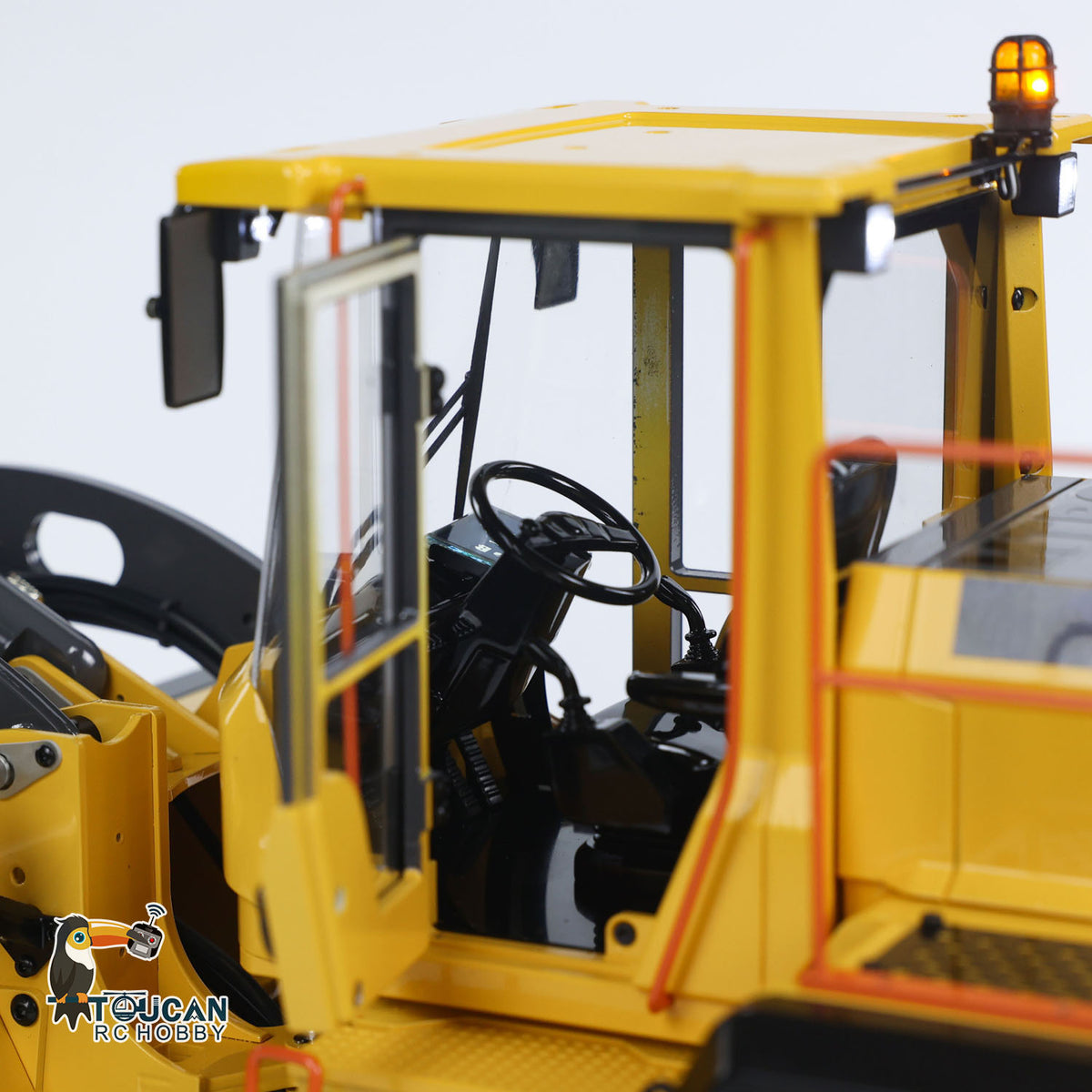 MTM E260L Metal 1/14 Loader Hydraulic Wheeled Model with Differential Locks and 2-Speed Gearbox including ST8 Radio Sound and Lights without Battery