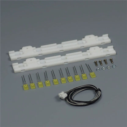 3V LED Kunststoff Seitenschweller Lichtleiste 5 Perlen für 1/14 DIY TAMIYA RC Traktor LKW Modell FH16 R620 Anhänger Engineering Fahrzeug Auto