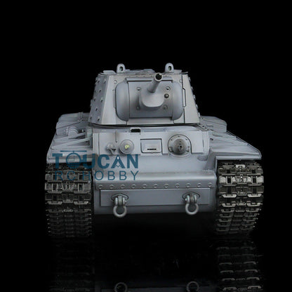 Henglong 1/16 TK7.0 Soviet KV-1 RTR RC Tank 3878 Smoke BB IR 360 Degree Turret Metal Barrel Tracks Sprockets Idlers Road Wheels Gearbox