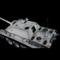 Henglong 1/16 Plastic TK7.0 3869 German Jadpanther RTR RC Tank BB Unit Infrared Combat Smoke Sound Lights Metal Barrel