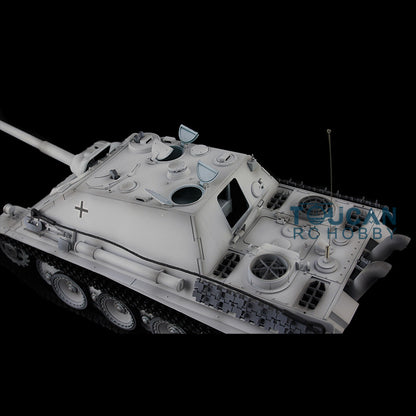 1/16 TK7.0 Kunststoffversion Henglong Jadpanther FPV Betriebsbereiter ferngesteuerter BB-IR-Panzer 3869 mit Stahlgetriebe, Rauchgeräusch
