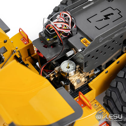 TOUCAN RC HOBBY LESU 1/14 Hydraulic RC Wheel Loader L220H Metal Model 4WD Brushless Motor 2 Speed Drive Differential Lock Quick Release Bucket Sound