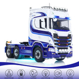 TOUCAN 770S 1/14 Remote Control Tractor Truck 2Speed RTR Model 6x6 Metal Chassis Axle Lock RC Lorry Car Flysky ST8 Radio Smoke