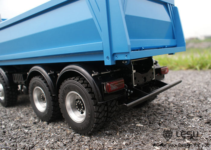 TOUCAN RC HOBBY LESU TGS Cabin 1/14 Metal 8x8/6x6 RC Hydraulic Dumper Truck Tipper Vehicle 2 Speed High Torque Gearbox 540 Brushed Motor for RC Model Enthusiasts