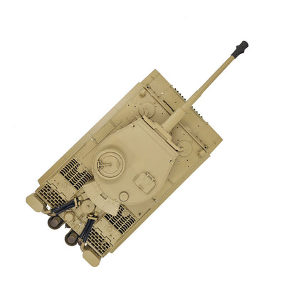2.4Ghz Henglong 1/16 7.0 Plastic German Tiger I 3818 RTR RC Tank BB IR Barrel Recoil Metal Suspension Arm Gearbox Smoke Special Spray Painting