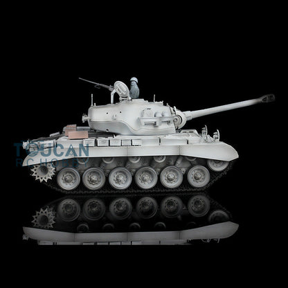 Henglong Plastic 1/16 TK7.0 3838 USA M26 Pershing RTR RC Tank Armored Vehicle Model Smoke Infrared Combat BB Sound Light System