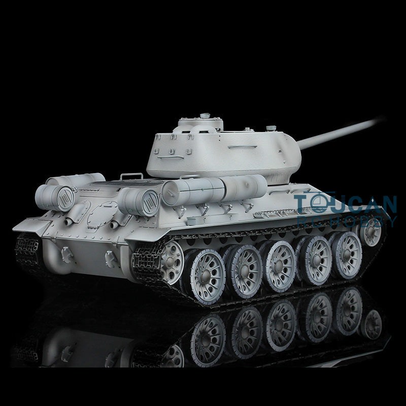 Henglong 1/16 TK7.0 Promotion Soviet Union T34-85 3909 RTR RC Tank BB Infrared Combat Smoke Metal Barrel Tracks Sprockets Idlers Wheels