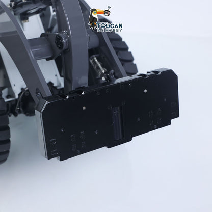 MTM E260L Metal 1/14 Loader Hydraulic Construction Vehicle with 5CH Reversing Valve and 4x4 Axle System White Finished Ready to Run Battery Excluded