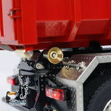 14. 1/14 Scale 8x8 RC Dump Truck G88 High Bucket Full Dump Angle Red Side  
