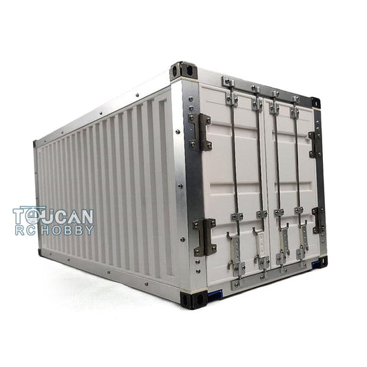 Fast Free Shipping TOUCAN Unpainted DIY Model 20ft Container Box 1/14 Semi Trailer Tractor Truck