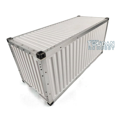 Toucanhobby 20 &amp; 40 Fuß Kunststoff-Containerbox, unlackierter Metallrahmen für Tamiyaya 1/14 RC-Anhänger, ferngesteuerter LKW