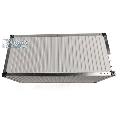 Toucanhobby 20 &amp; 40 Fuß Kunststoff-Containerbox, unlackierter Metallrahmen für Tamiyaya 1/14 RC-Anhänger, ferngesteuerter LKW