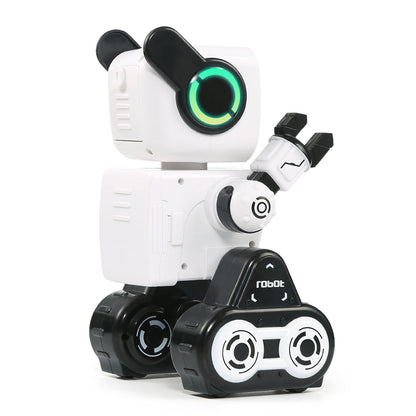 TOUCAN RC HOBBY JJRC R4 Smart Robot Toy with Remote Control Programmable Actions Singing Dancing LED Lights Touch Interaction Coin Saving