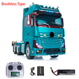 TOUCAN Painted 1/14 RC Tractor Truck for 1851 3363 Remote Control 6X6 Metal Chassis Cars Light