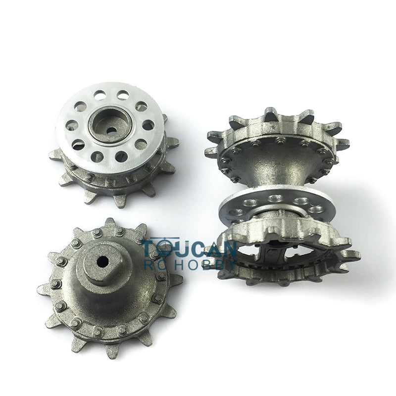 Metal Paired Single Linkages Tracks Sprockets Idlers Upper Hull Guard Plate Net For HL 1/16 Scale Russian T90 RC Tank 3938 Model