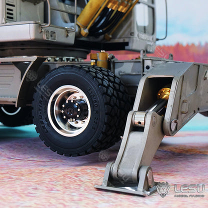 TOUCAN RC HOBBY 1/14 LESU RC Metal Hydraulic Aoue ET30H Wheeled Excavator Model Pump Cabin Sticker Display Grapple Ripper Bucket Scraper Compactor
