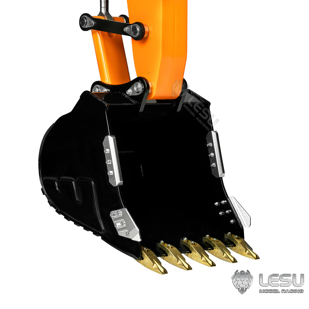 TOUCAN RC HOBBY Metal LESU 1/14 RC Hydraulic Equipment Excavator ET26B 2 Arms Remote Controlled Digger DIY Car Assembled Painted Model