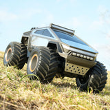 1/14 RC 4*2 Geländewagen Q202 2,4 GHz Elektrische Fernbedienung Pickup Truck Legierung Shell LED Lichter Sound Batterie Bereit zu Gehen