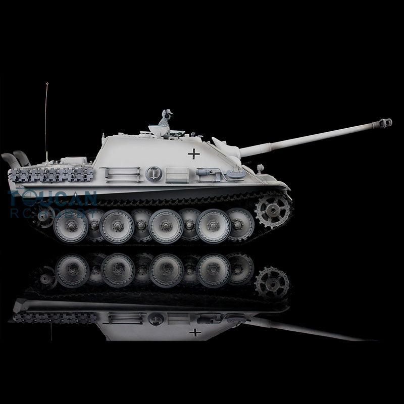 1/16 TK7.0 Kunststoffversion Henglong Jadpanther FPV Betriebsbereiter ferngesteuerter BB-IR-Panzer 3869 mit Stahlgetriebe, Rauchgeräusch