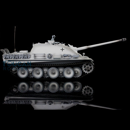 1/16 TK7.0 Kunststoffversion Henglong Jadpanther FPV Betriebsbereiter ferngesteuerter BB-IR-Panzer 3869 mit Stahlgetriebe, Rauchgeräusch