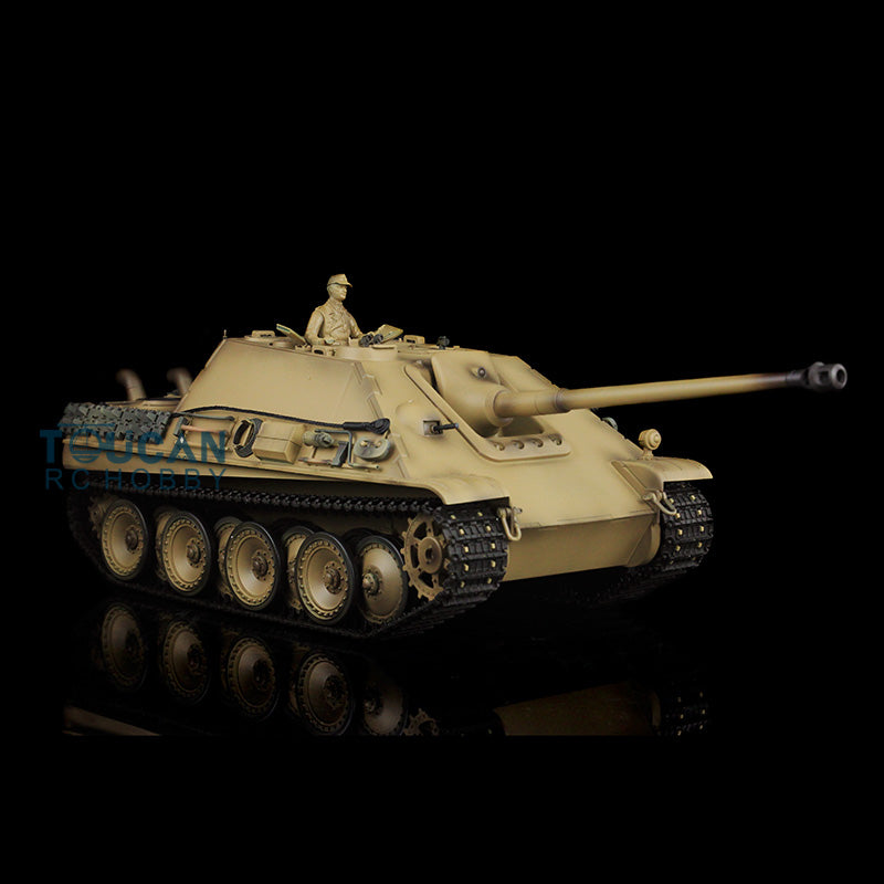 1/16 TK7.0 Kunststoffversion Henglong Jadpanther FPV Betriebsbereiter ferngesteuerter BB-IR-Panzer 3869 mit Stahlgetriebe, Rauchgeräusch