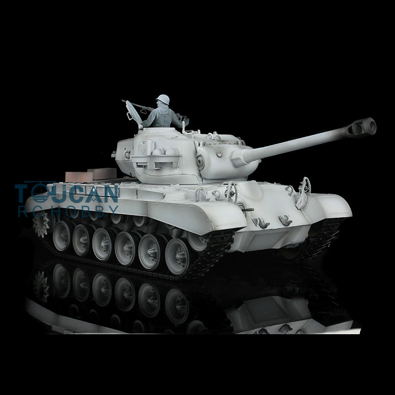Henglong 1/16 TK7.0 Promotion 3838 M26 Pershing RTR RC Tank Smoke BB Infrared Combat Metal Tracks Gearbox Sprockets Wheels