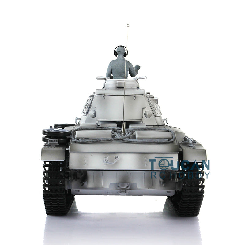 Henglong 1/16 TK7.0 Profession Panzer III L RTR RC Tank 3848 IR BB 360 Degrees Turret Smoke Metal Tracks Sprockets Idlers Road Wheels Gearbox