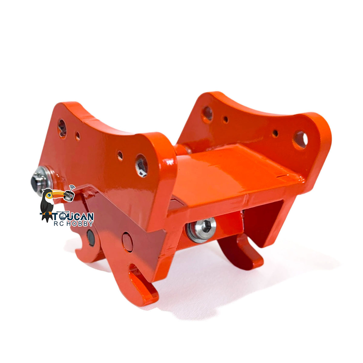 Metal Manual Quick Coupler Rake for 1/8 Hydraulic Remote Control Excavator 385CF RC Digger Model Construction Vehicle Brushless Motor
