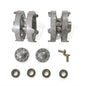 Henglong 1/16 Metal Tracks Sprocket Road Wheels Idlers Mudguard Protection Net Machine Gun For 3899 3899A Tank Vehicle Model