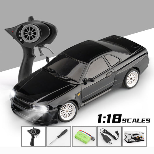 TOUCAN RC HOBBY LDRC A99 1/18 RWD RC Car Drift Car Remote Control Racing Vehicles Model Lights With Simulated Metal Shell Nylon Drive Shaft Chassis
