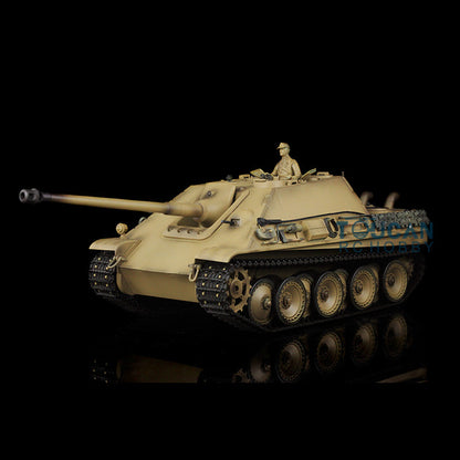 Henglong 1/16 TK7.0 3869 German Jadpanther RTR RC Tank IR BB Smoke Unit Lights 2 Sounds Metal Sprockets Idlers Road Wheels Tracks Gearbox Barrel