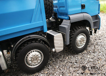 TOUCAN RC HOBBY LESU TGS Cabin 1/14 Metal 8x8/6x6 RC Hydraulic Dumper Truck Tipper Vehicle 2 Speed High Torque Gearbox 540 Brushed Motor for RC Model Enthusiasts