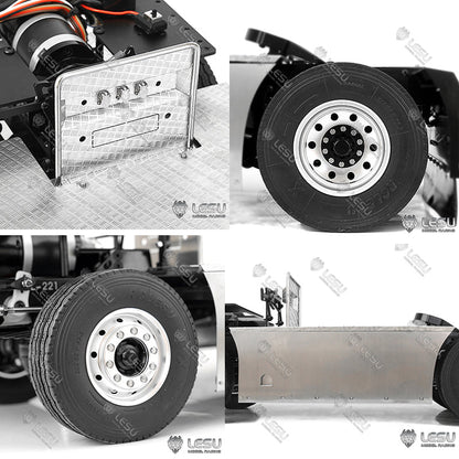 TOUCAN RC HOBBY LESU 1/14 Metal 4*4 Chassis 27T Motor Servo ESC Sound Lights System for 1/14 Remote Control Tractor Truck DIY RC Electronic Vehicles Model Parts