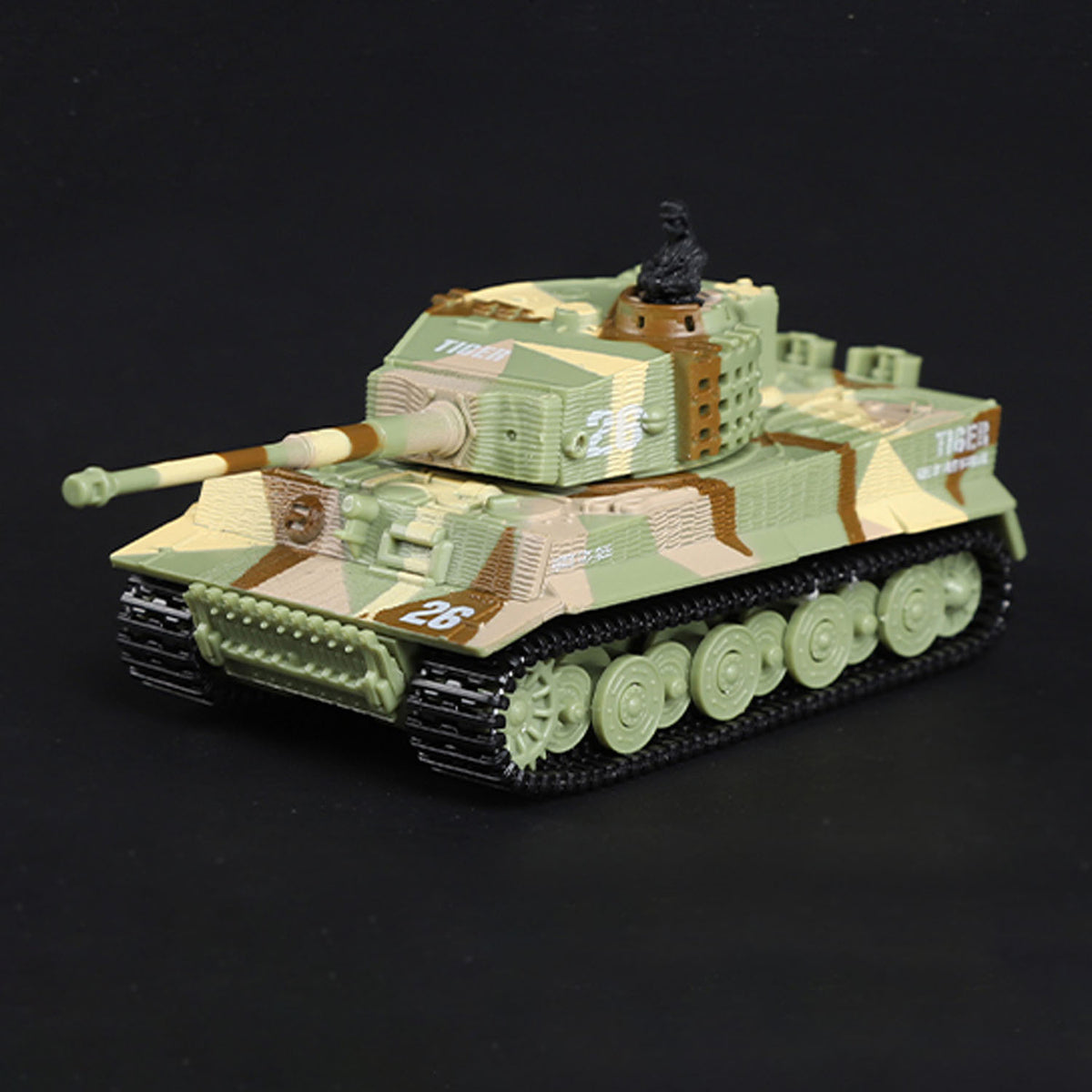 TOUCAN RC HOBBY 1:72 Ready to Run Mini Tank RC German Tiger Toy WW2 Battle Tank Easy Model 2.4G Painted and Assembled for Multiplayer Games